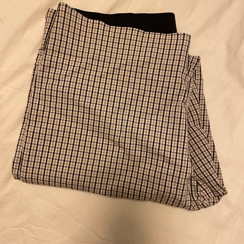 Plaid/gingham pants